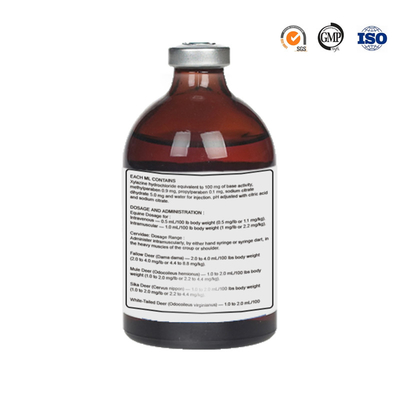 Obat Suntik Hewan 100mg Xylazine Hydrochloric Injection Untuk kuda dan Cervidae Sedatif Dan Antiemetik